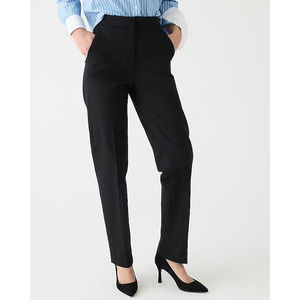 J.Crew Women's Bi-stretch Cotton Blend High Rise Kate Straight-Leg Trouser Pant